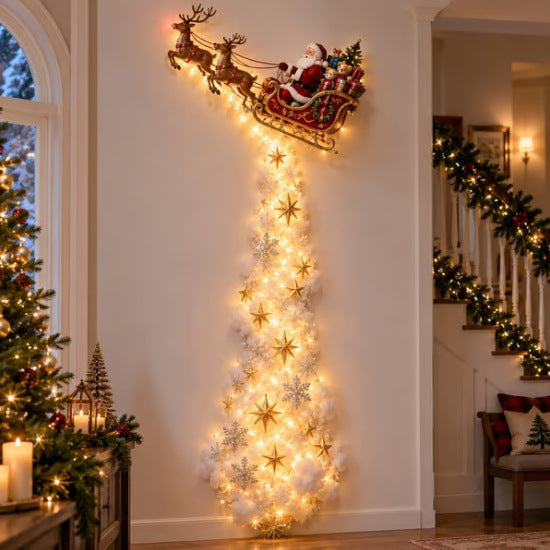 Christmas Magic LED Train Wall Light