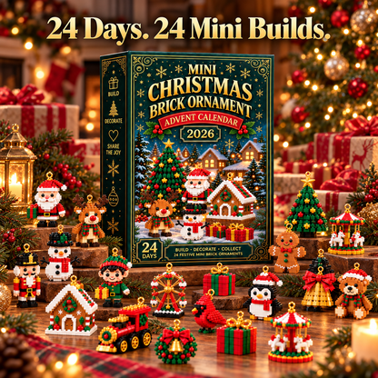 🎄 24-Day Mini Christmas Ornament Advent Calendar