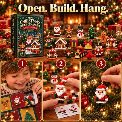🎄 24-Day Mini Christmas Ornament Advent Calendar