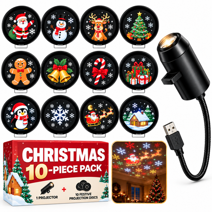 🎄Early Christmas Sales 50% OFF🎄 —Christmas Magic Projector – Plug In & Transform Any Room in Seconds
