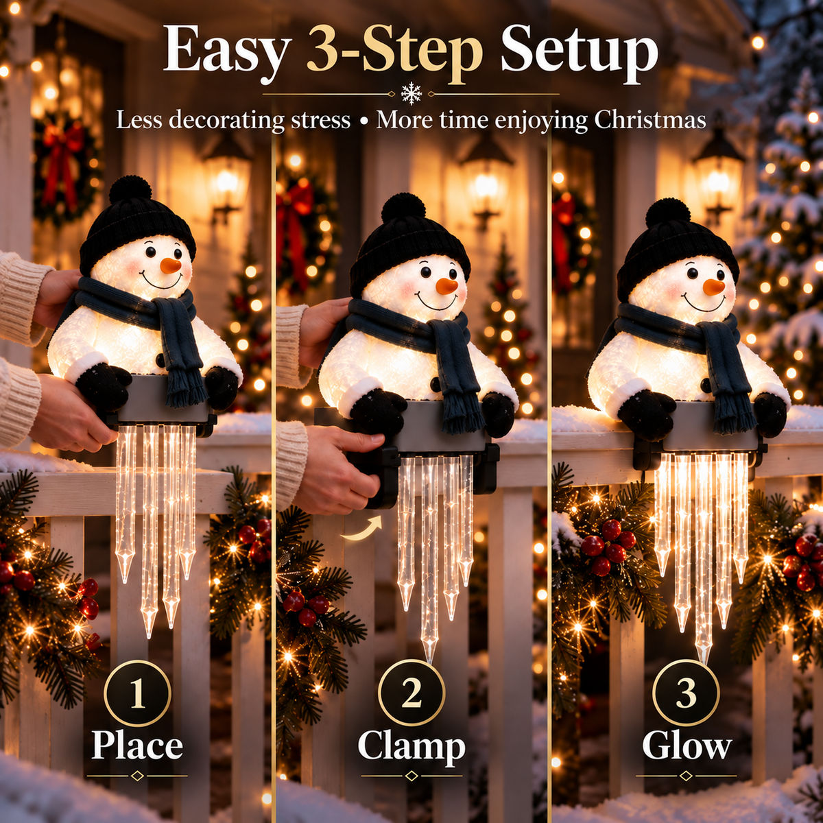 WinterGlow Easy 3-Step Setup