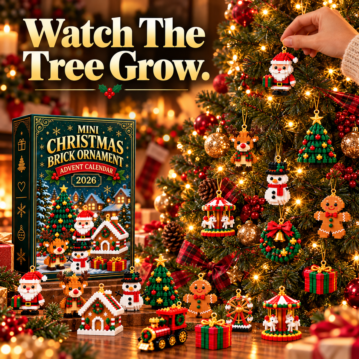 🎄 24-Day Mini Christmas Ornament Advent Calendar