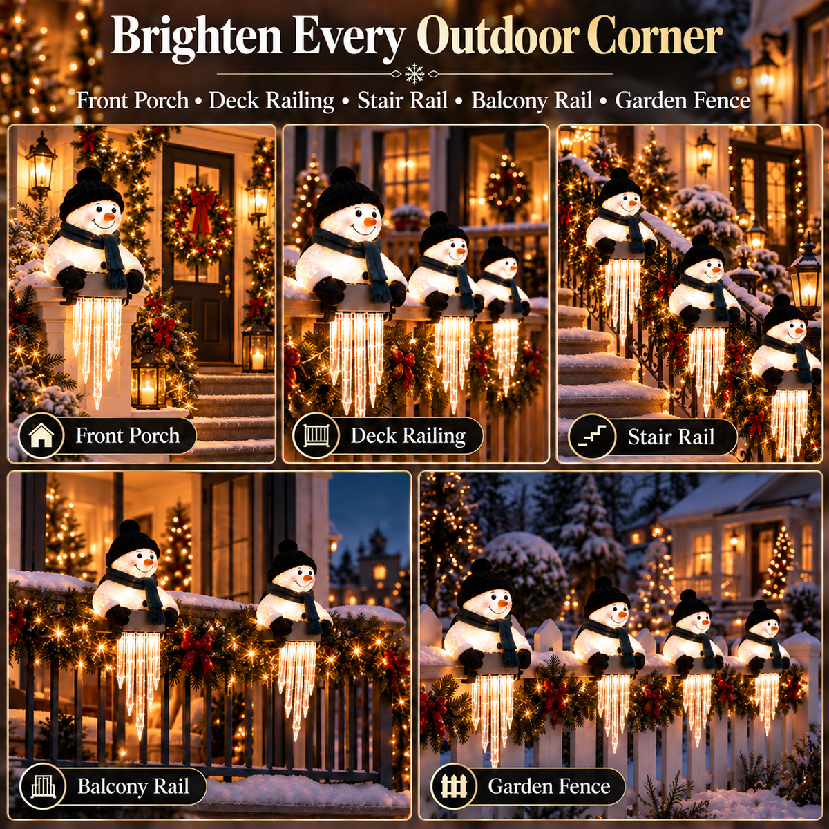 WinterGlow Perfect For Outdoor Railings