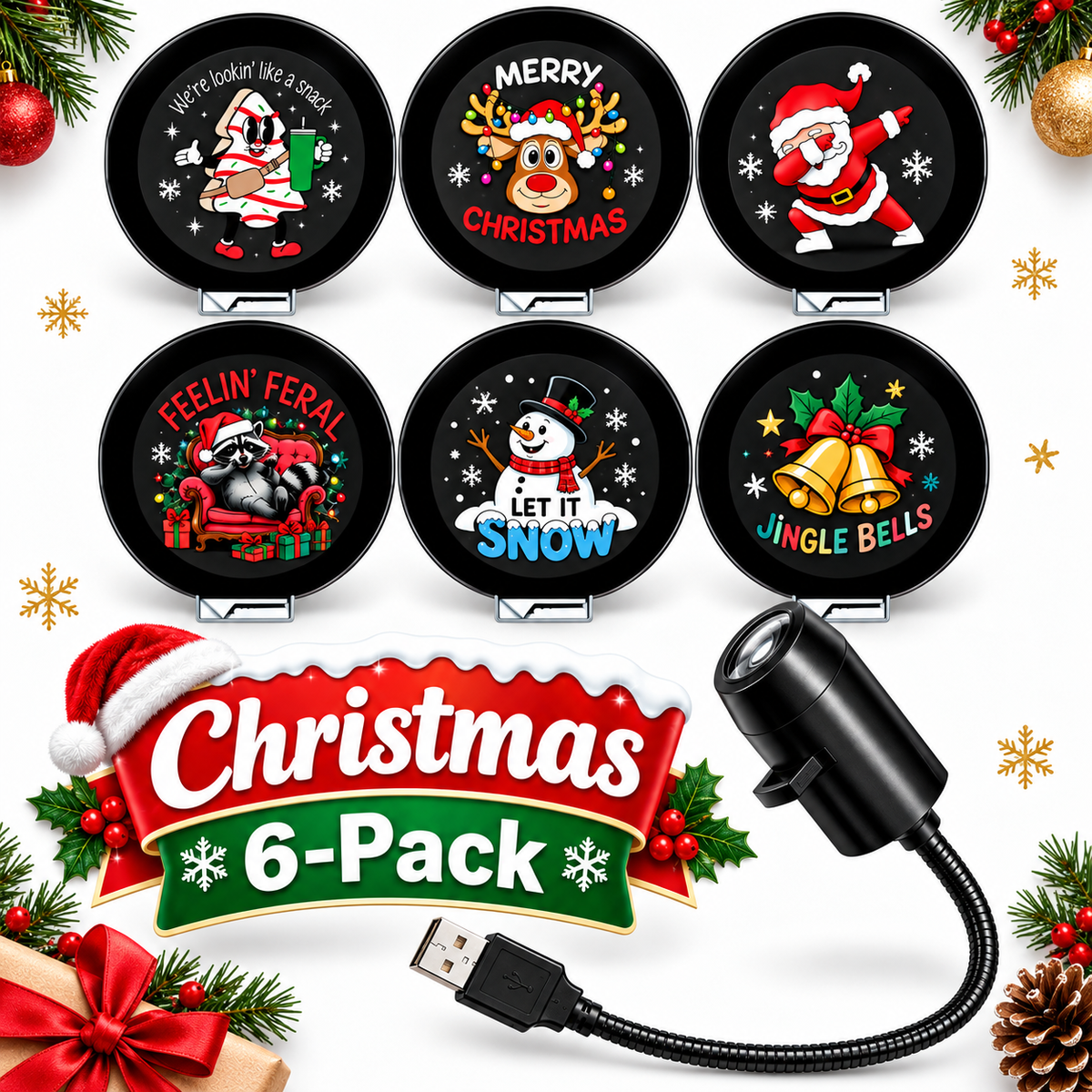 Christmas lighting fixtures