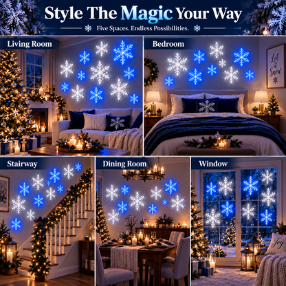 ❄️ WinterGlow™ Color-Changing Snowflake Lights with Remote Control ✨