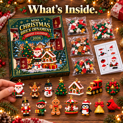 🎄 24-Day Mini Christmas Ornament Advent Calendar