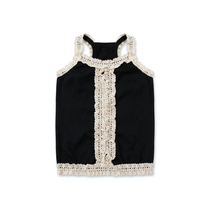 Black Lace Pet Vest – Elegant Dog & Cat Outfit