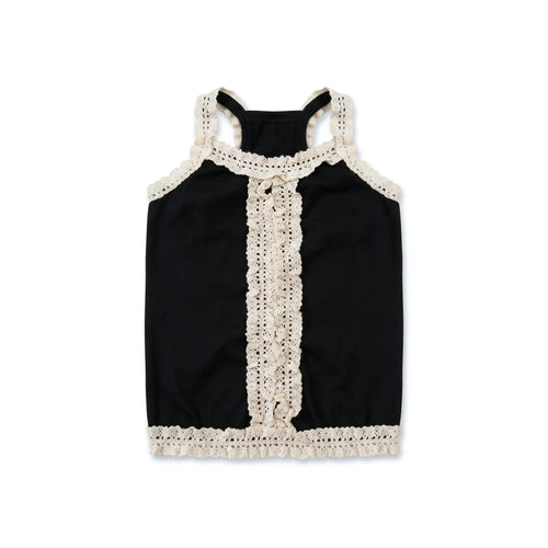 Black Lace Pet Vest – Elegant Dog & Cat Outfit