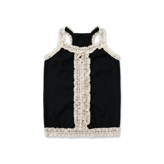 Black Lace Pet Vest – Elegant Dog & Cat Outfit
