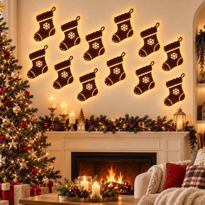 🎅🦌LED Reindeer Wall Decorations - Festive Christmas Lighting